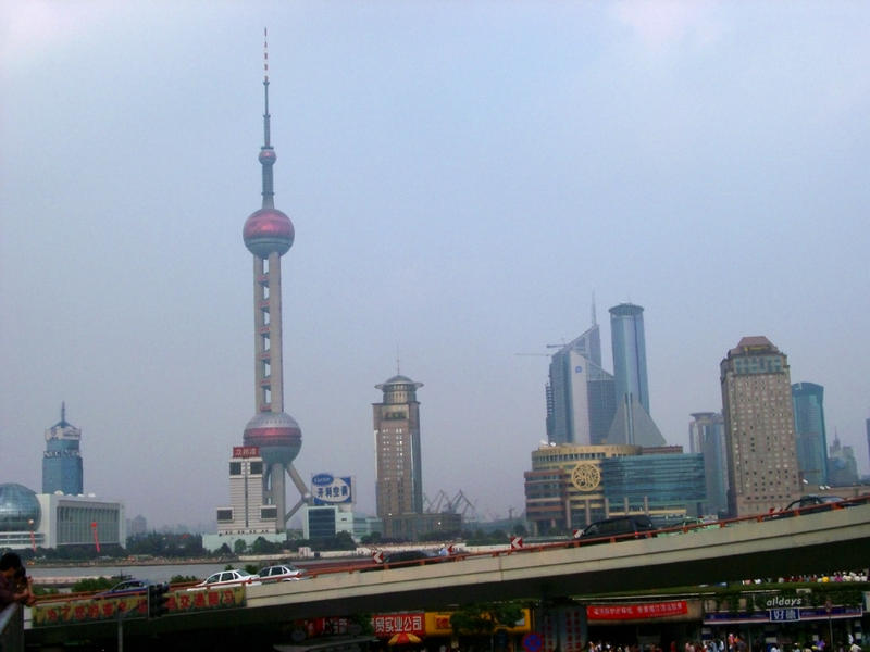 cityscape of pudong, Shanghai, China