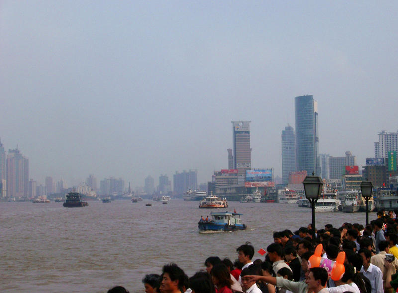 cityscape of pudong, Shanghai, China