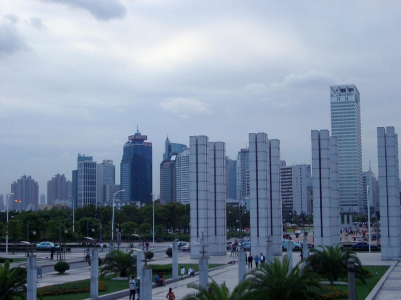 cityscape of pudong, Shanghai, China