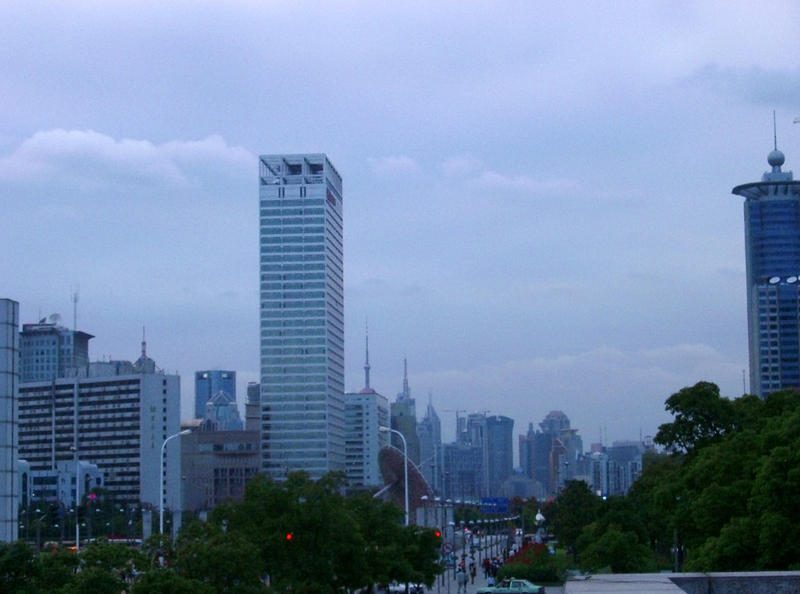 cityscape of pudong, Shanghai, China