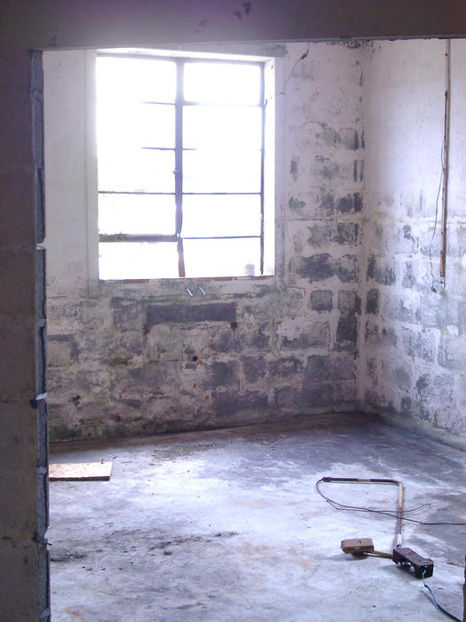 remains of an old air base, outer hebrides, scotland