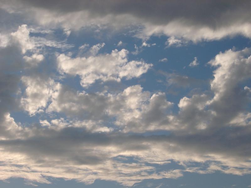 a cloudy sky backdrop