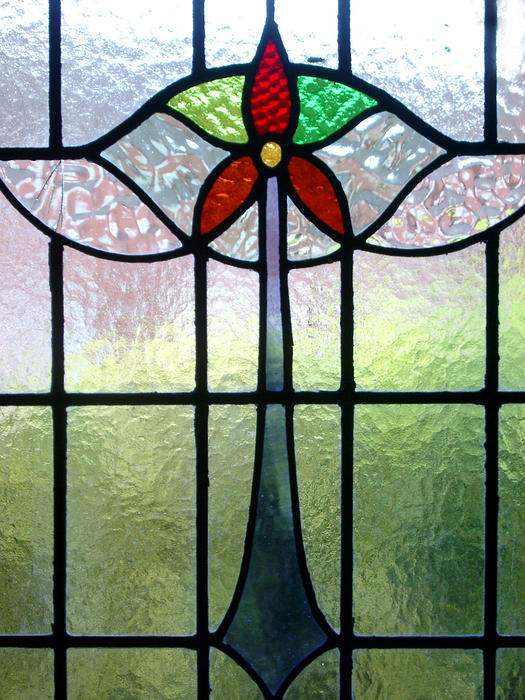 pattern or a coloured stained glass window light