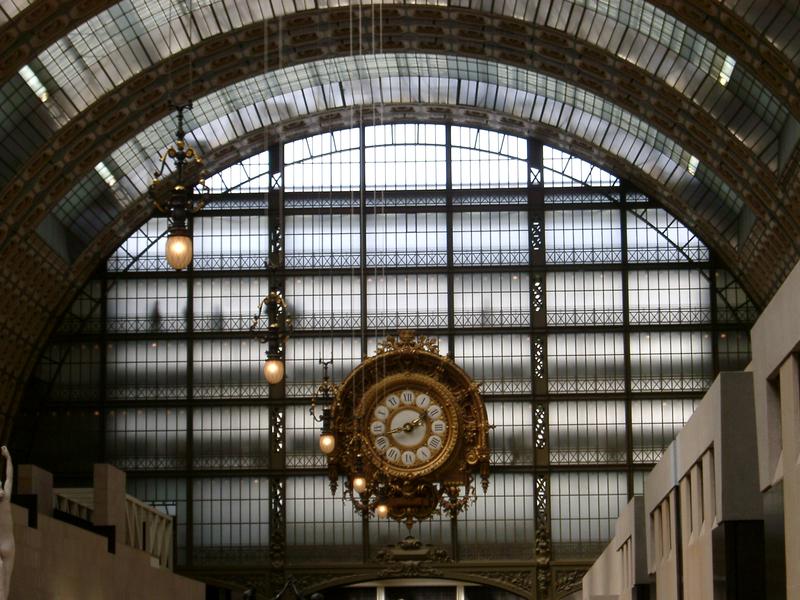 interior of the musee d'orsay, paris france