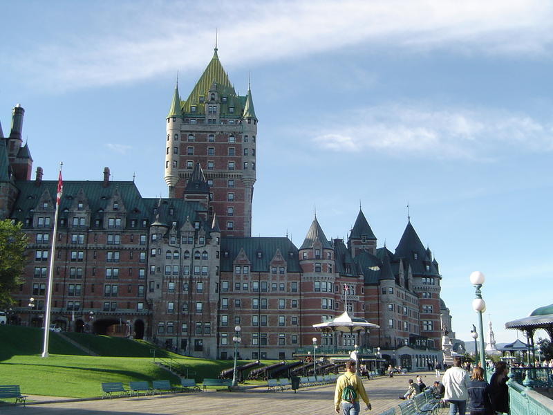 Quebec City landmark Le Chateau Frontenac, Quebec, Canada