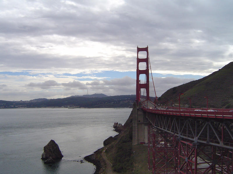 a view across the golden gate and san franciscos famous golden gate bridge