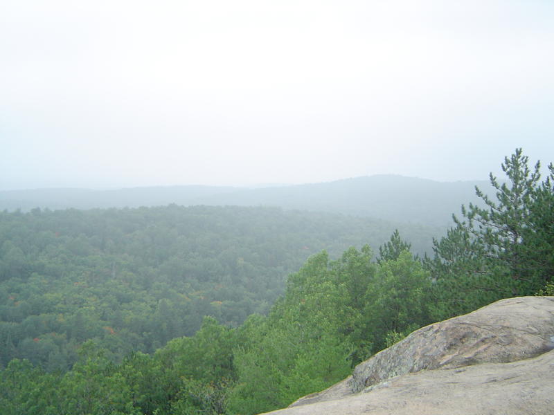 view of Algonquin Provincial Park, Ontario Canada