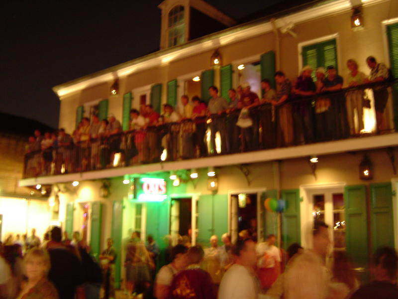 Bourbon street, French Quarter, New Orleans, Louisiana.