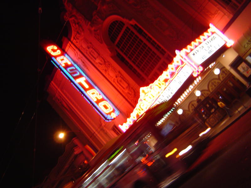 the landmark castro theatre in the castro district of san francisco