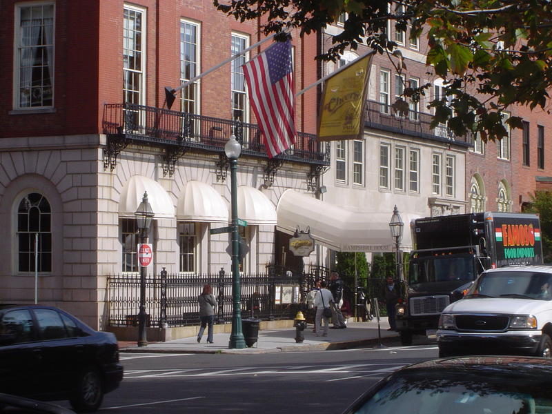 Bull & Finch Pub in boston, location used for the TV series Cheers