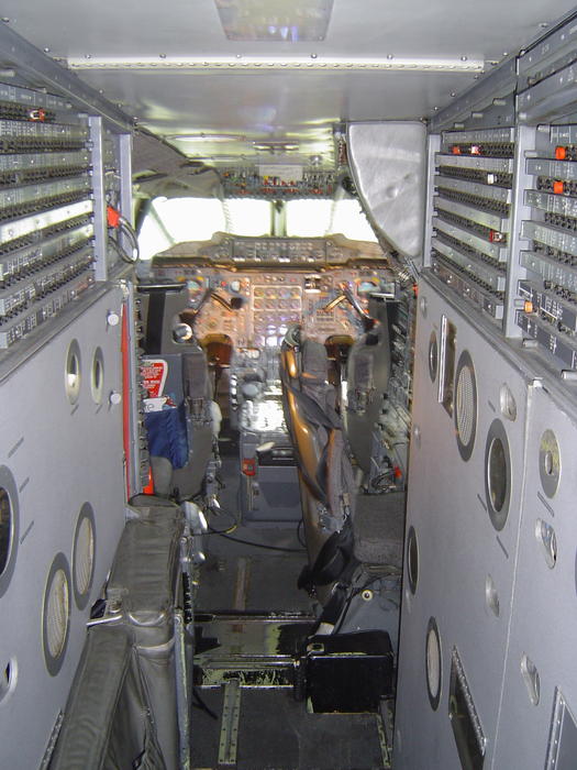 flight deck of concord, supersonic aircraft