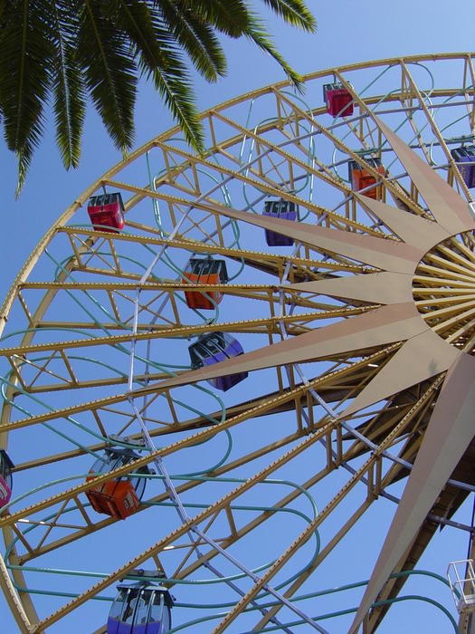 a theme park 'big wheel' ride - not model released