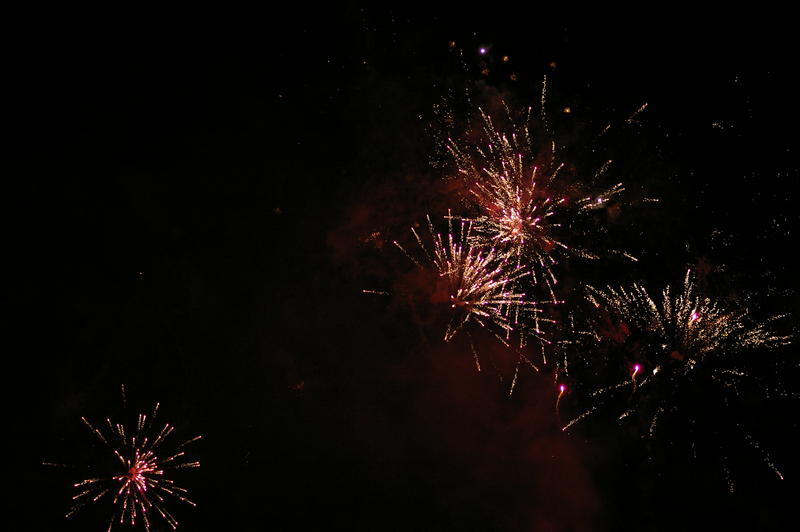 a colourful fireworks display celebration