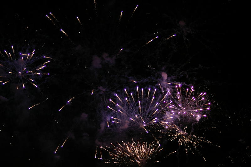 a colourful fireworks display celebration