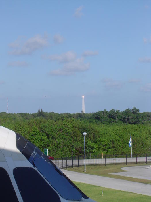 a launch of the NASA space shuttle form cape canaveral