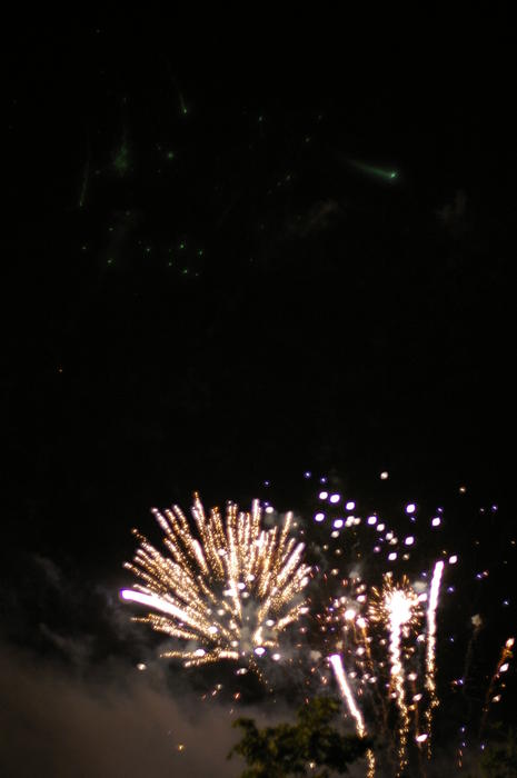 a bonfire night fireworks display