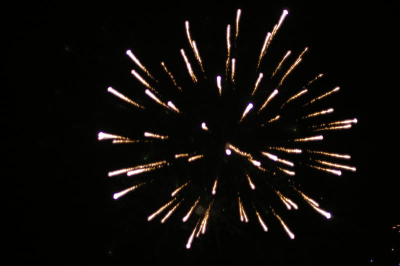 a bonfire night fireworks display