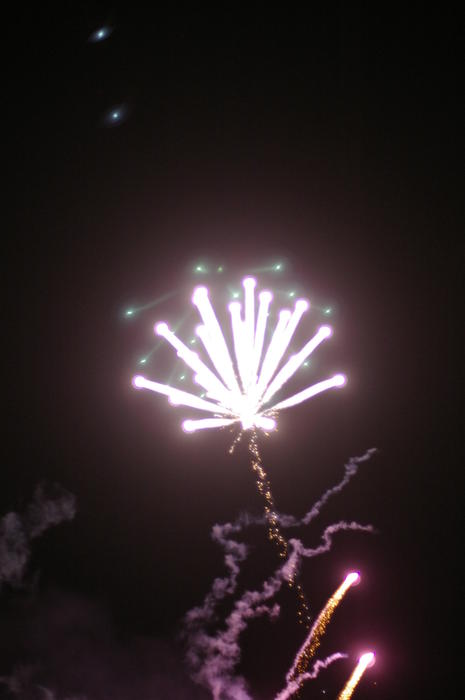 a bonfire night fireworks display