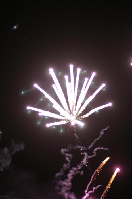 a bonfire night fireworks display