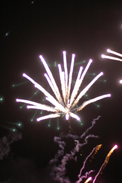 a bonfire night fireworks display