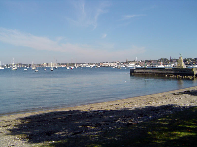 a small harbour and coastal community