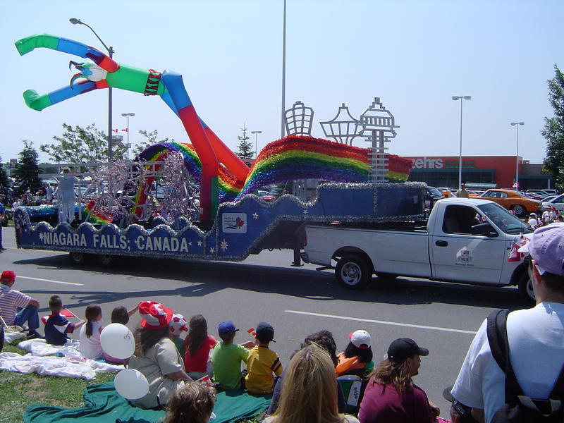 parade at a niagara falls event