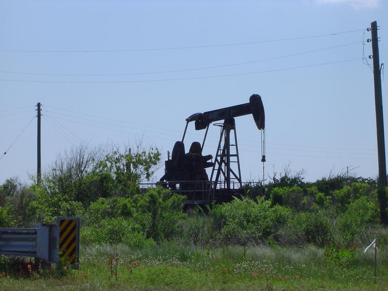 a nodding donkey (pumpjack) oil well