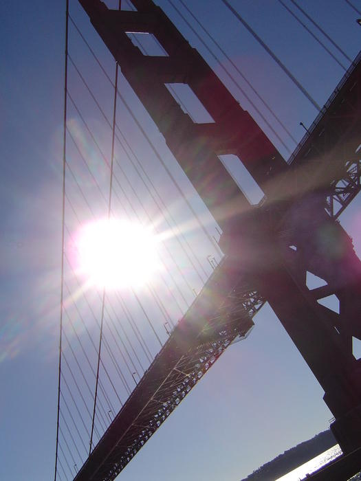 images from a scenic boat trip under the golden gate bridge