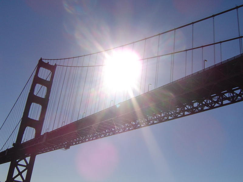 images from a scenic boat trip under the golden gate bridge