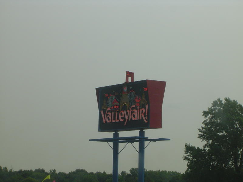 valley fair sign - not model relased