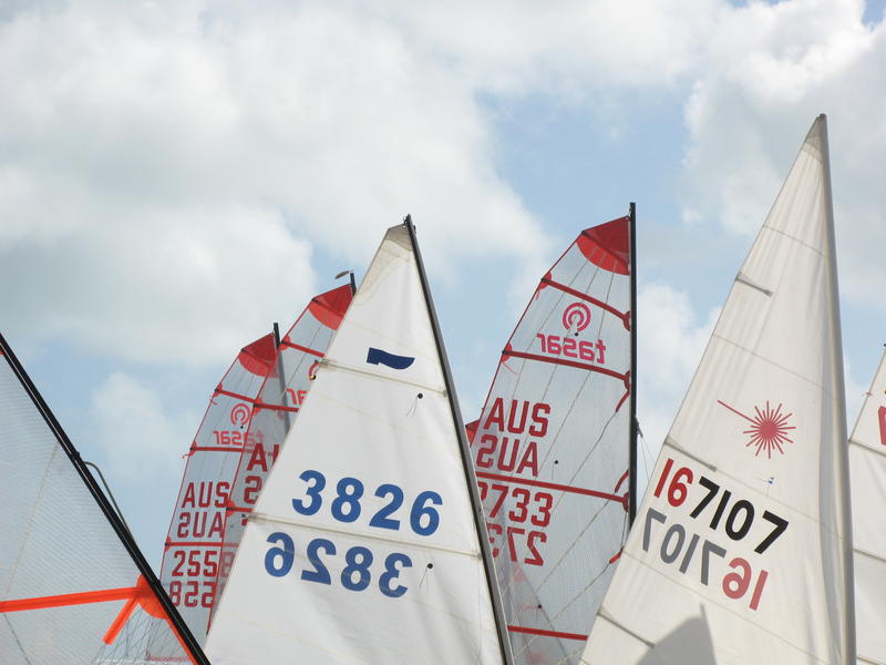 yacht sails at a sailing regatta