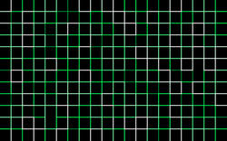 1463-green square grid
