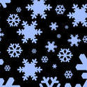 1535-graphic snowflakes black