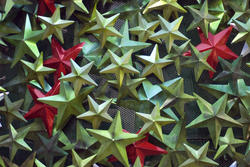 1456-Metal Xmas Stars