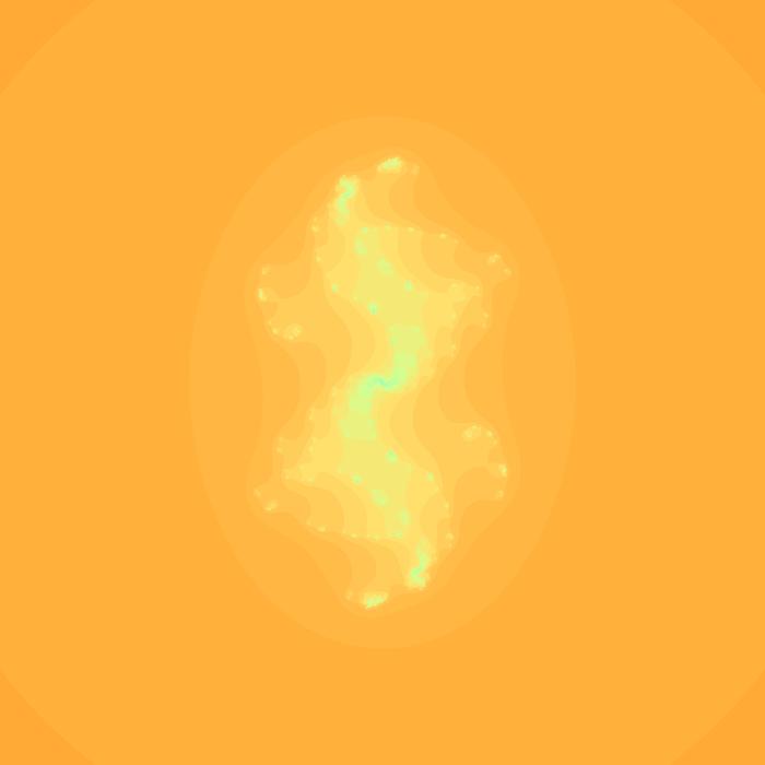 unusual computer generated background with and orange and yellow colour palette