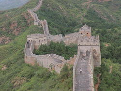 1888   China nr Beijing Great Wall view01