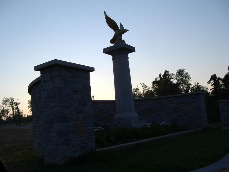 <p>Entrance to the new Veterans Cemetery located near Radcliff, Kentucky.</p>