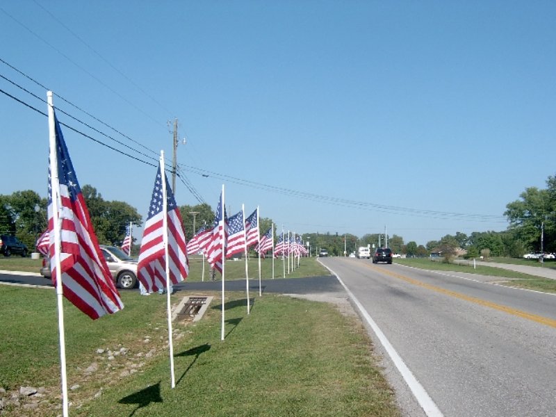 <p>The procession route for another fallen soldier from Vine Grove, Kentucky. Good bye, Sammy we will miss you.</p>