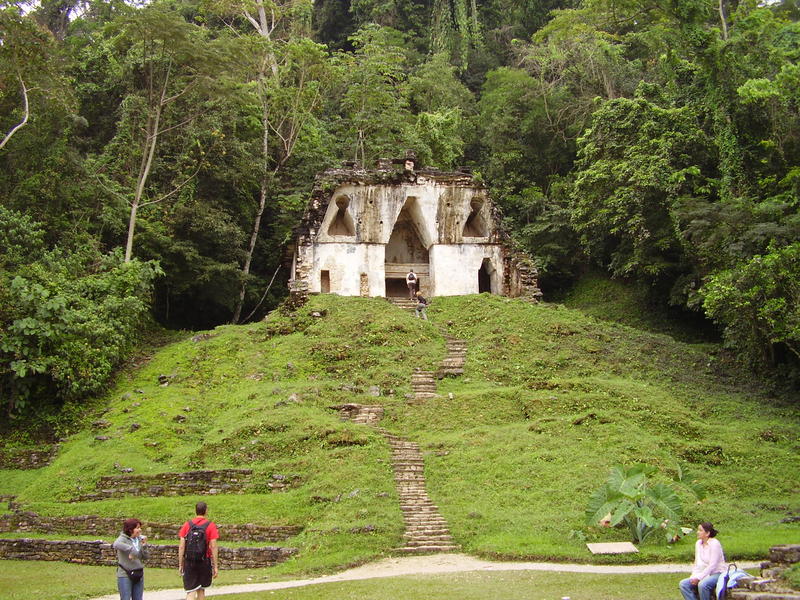 ruins of the mayan civilisation at palenque, Mexico
