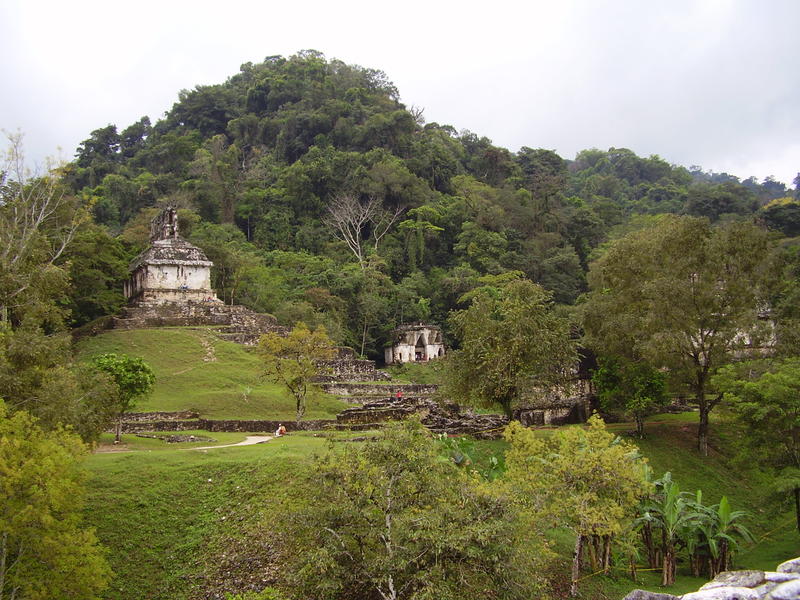 ruins of the mayan civilisation at palenque, Mexico