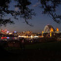 1930-Harbour Bridge After Sunset