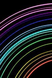 1829-light trail rainbow