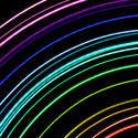 1829-light trail rainbow