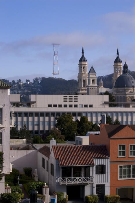 San franciscos Clarendon Heights and the Sutro Tower the cities south east 