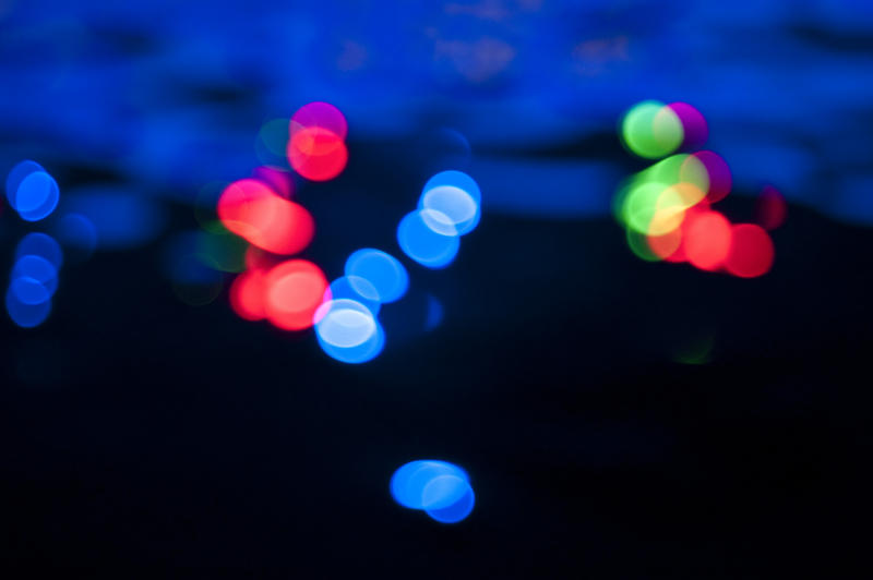 a attractive background image composed of colourful out of focused lights