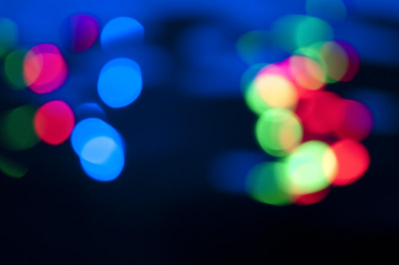 colorful defocused lights