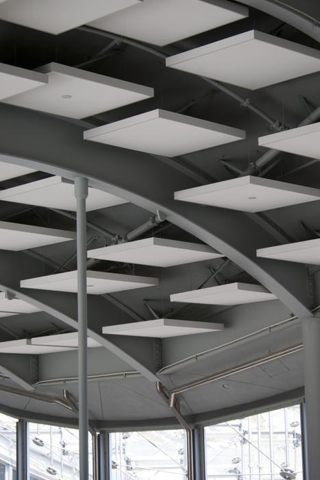 editorial use: ceiling tiles in the roof of the California Academy of sciences, golden gate park, san francisco