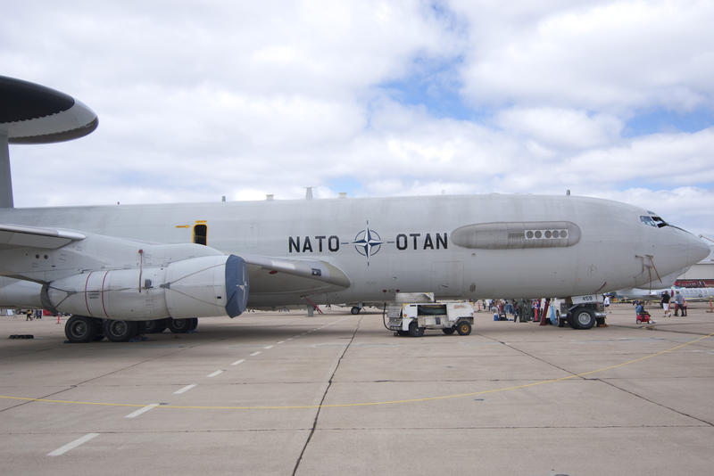 editorial use only : A Boeing E-3 Sentry aircraft