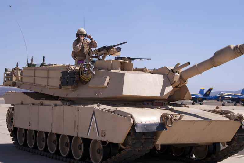 editorial use only : US Army M1 Abrams main battle tank