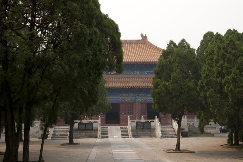 a traditional chinese temple in beijing, china